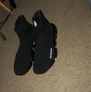 Black Balenciaga Speed Trainers